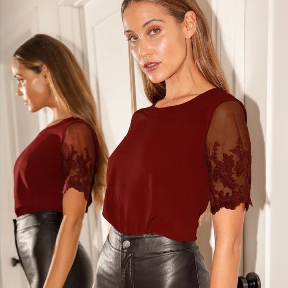 Lisa Marie embroidered top